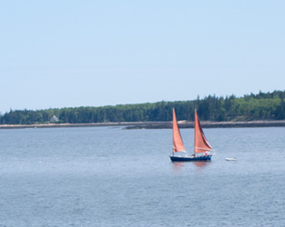 Red Sailboat