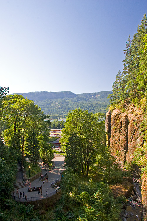 [View from Multnomah Falls]