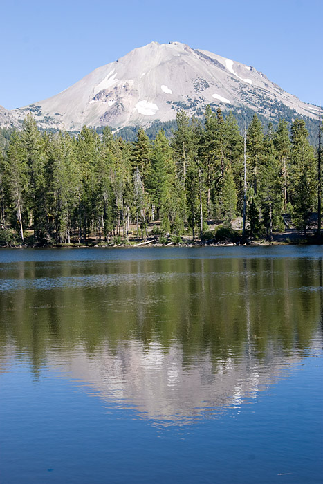 [Lassen Peak from Reflection Lake]