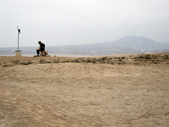 Lone Guard at Pachacamac