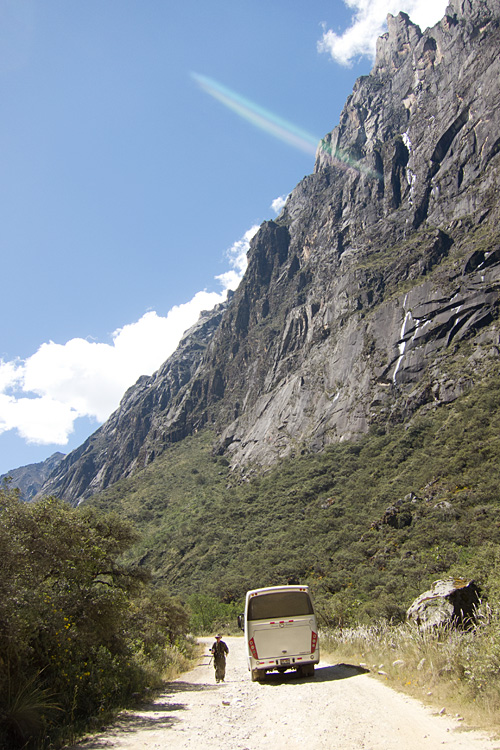 [In Quebrada Llanganuco]