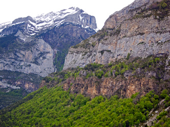 Mountain and Cliff