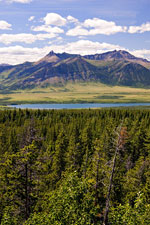 Approaching Waterton Lake