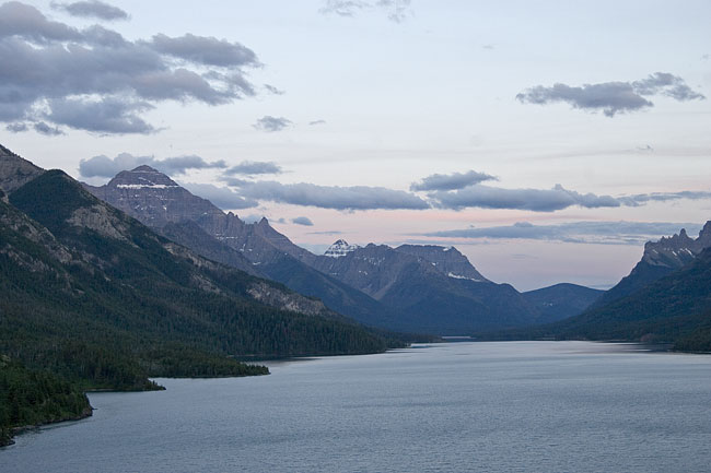 [Fading Light at Waterton Lake]