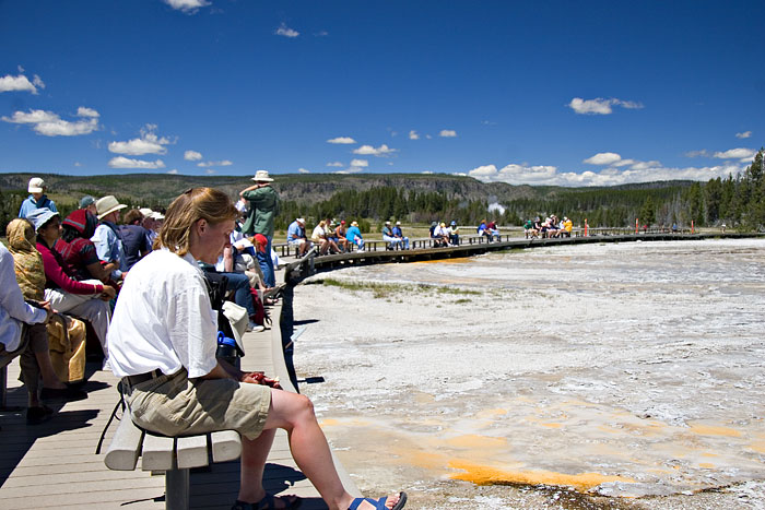 [Crowd at Grand Geyser]