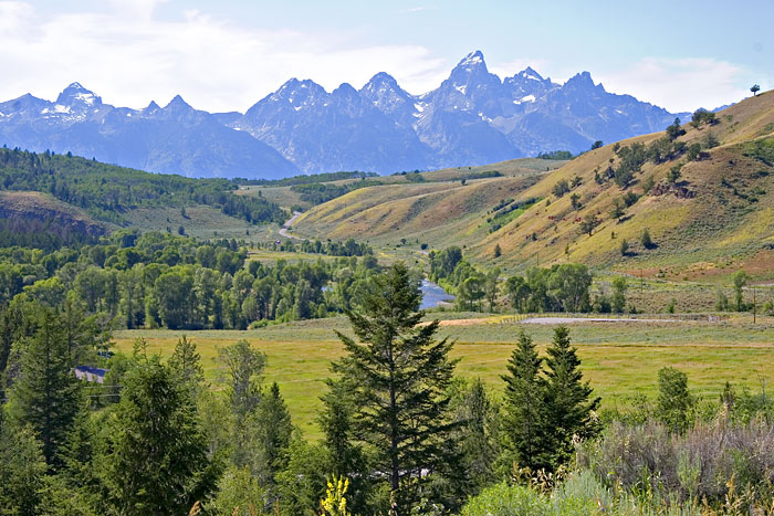 [Tetons from Gros Ventre Road]