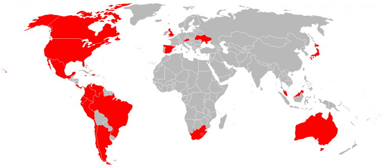 Countries Visited